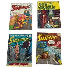 Vintage Sci-Fi Horror Tales of Suspense and Out of this World Comic Book Lot UK Version