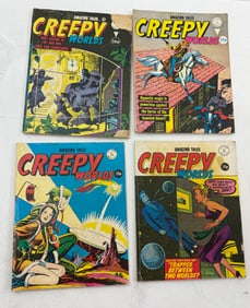 Vintage Sci -Fi Horror Amazing Tales Creepy Worlds UK Version Comic Book Lot