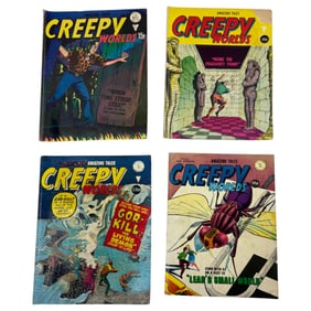 Vintage Sci- Fi Horror Amazing Tales Creepy Worlds UK Version Comic Book Lot
