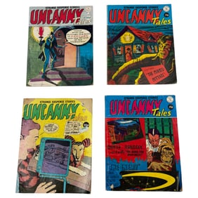 Vintage Sci-fi Horror Strange Suspense Stories of Uncanny Tales UK Comic Book Lot