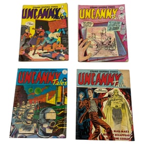 Vintage Sci-fi Horror Strange Suspense Stories of Uncanny Tales UK Comic Book Lot