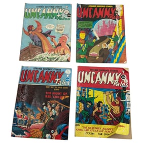 Vintage Sci-fi Horror Strange Suspense Stories of Uncanny Tales UK Comic Book Lot