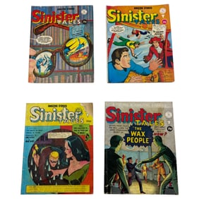 Vintage Sci-fi Horror Amazing Stories Sinister Tales UK Version Comic Book Lot