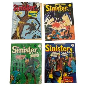 Vintage Sci-fi Horror Amazing Stories Sinister Tales UK Version Comic Book Lot