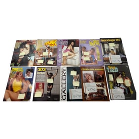 Vintage Adult Magazine Collection Lot of 10 NOS
