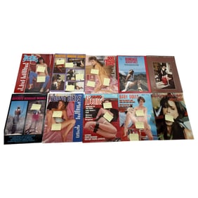 Vintage Adult Magazine Collection Lot of 10 NOS