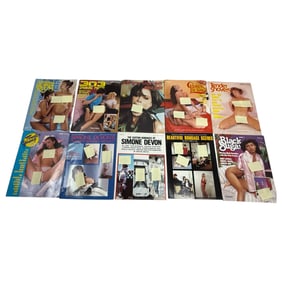 Vintage Adult Magazine Collection Lot of 10 NOS
