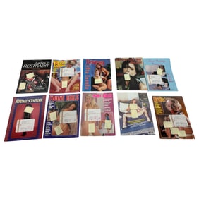 Vintage Adult Magazine Collection Lot of 10 NOS