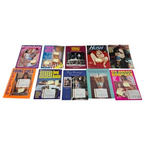 Vintage Adult Magazine Collection Lot of 10 NOS