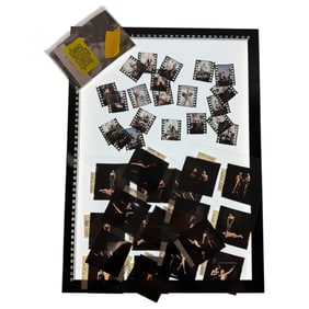 Colored XXX Film and Negatives slides with Deadstock photos