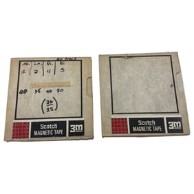 3m Scotch 1/2 207 Reel to Reel Anolog Tape of Steve Lawrence 11/29/73