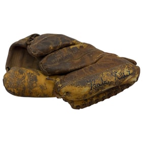 Signed Babe Ruth Baseball Glove