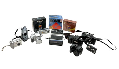 Camera Collection Lot w/ Tapes