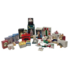 Mixed Disney & Hallmark Ornament Lot