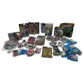 DC Figures & Marvel Fast Food Toy Lot