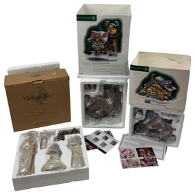 Willow Tree Nativity & Dept. 56 Disney Christmas Houses