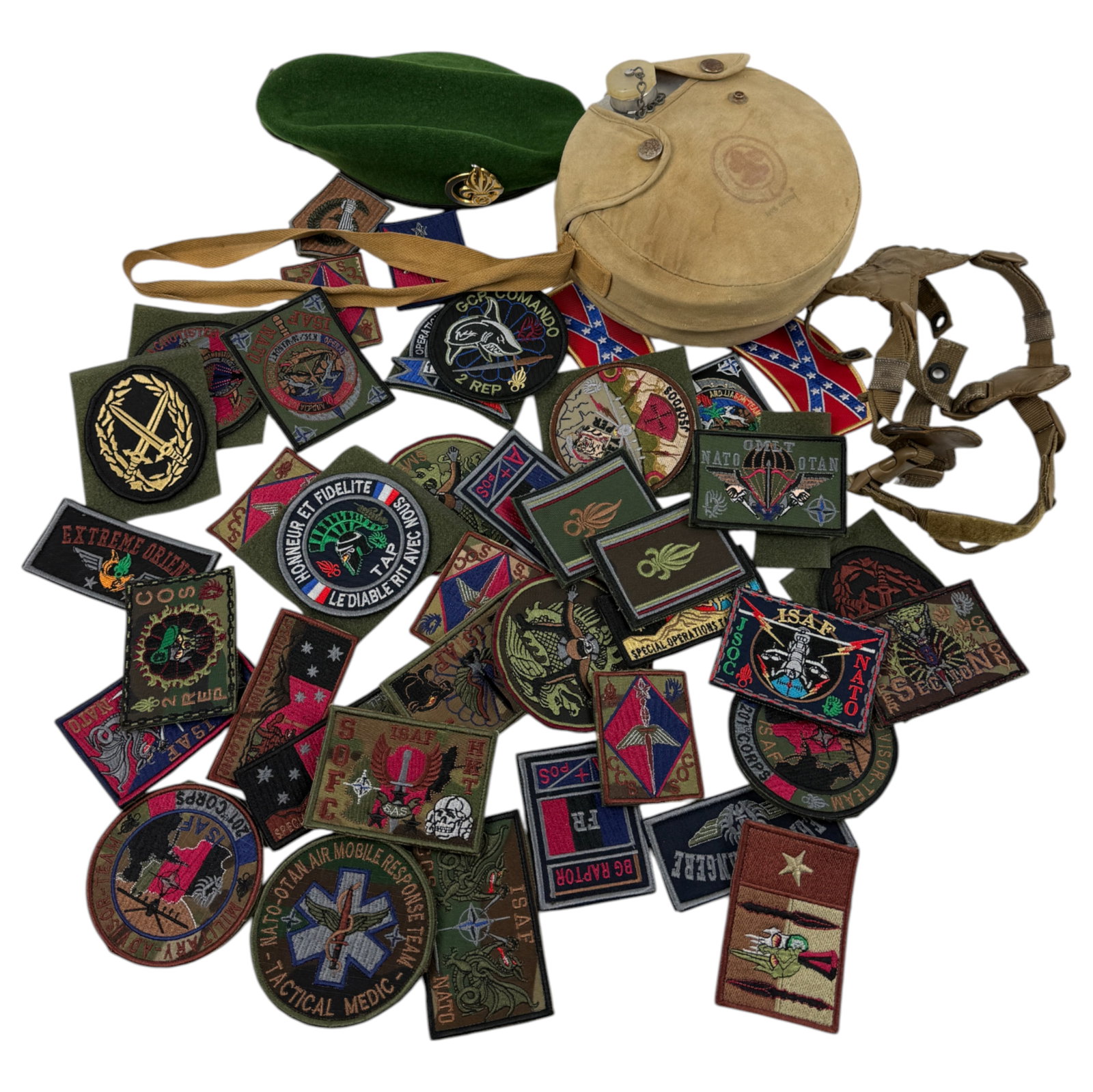 Vintage Military Patch Collection of 50: Vintage Military Patch Collection of 50, hats and Accessories