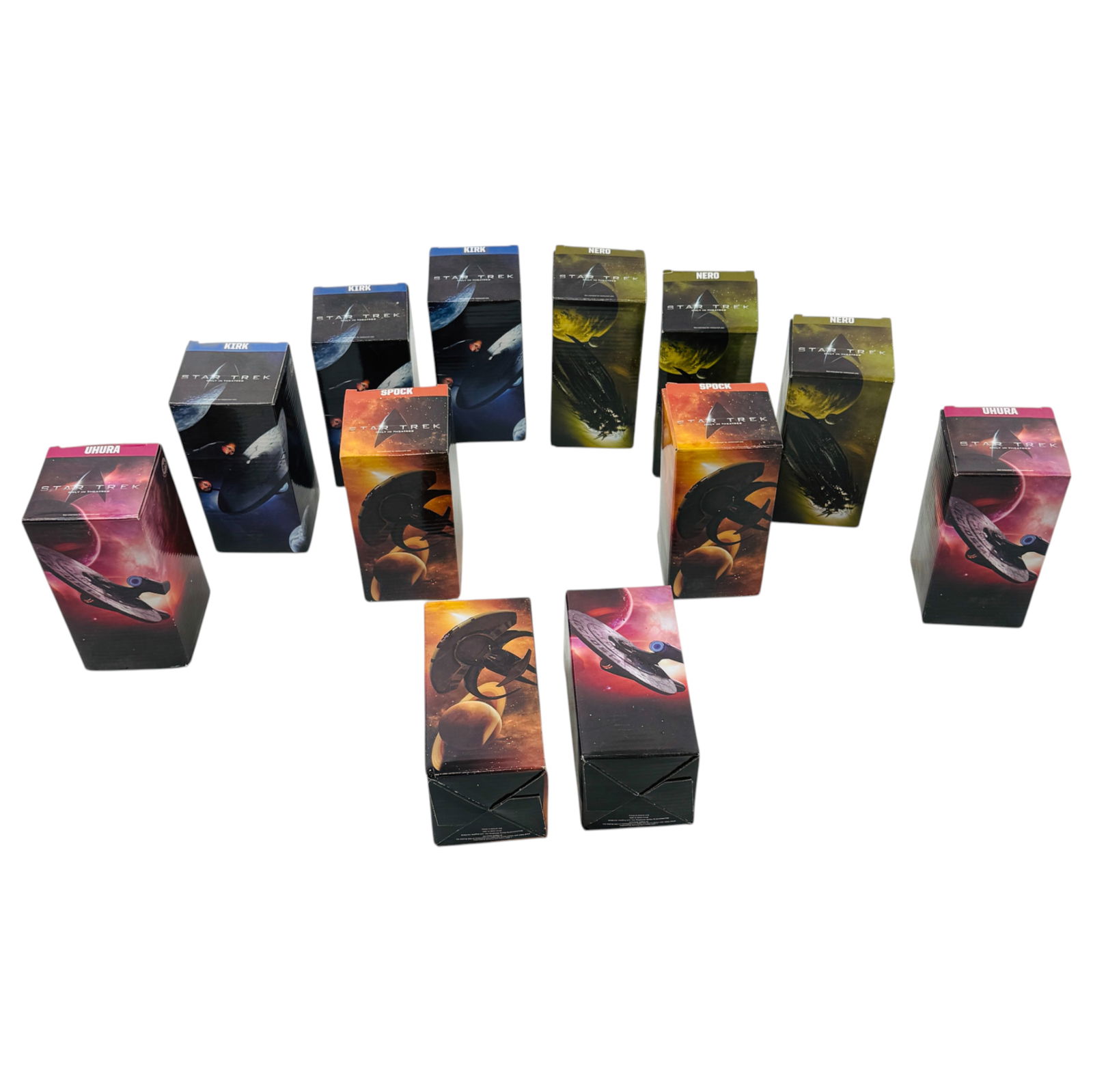 Vintage Star Trek 2008 Collectible Glass Cup Collection Lot (1 of 3)