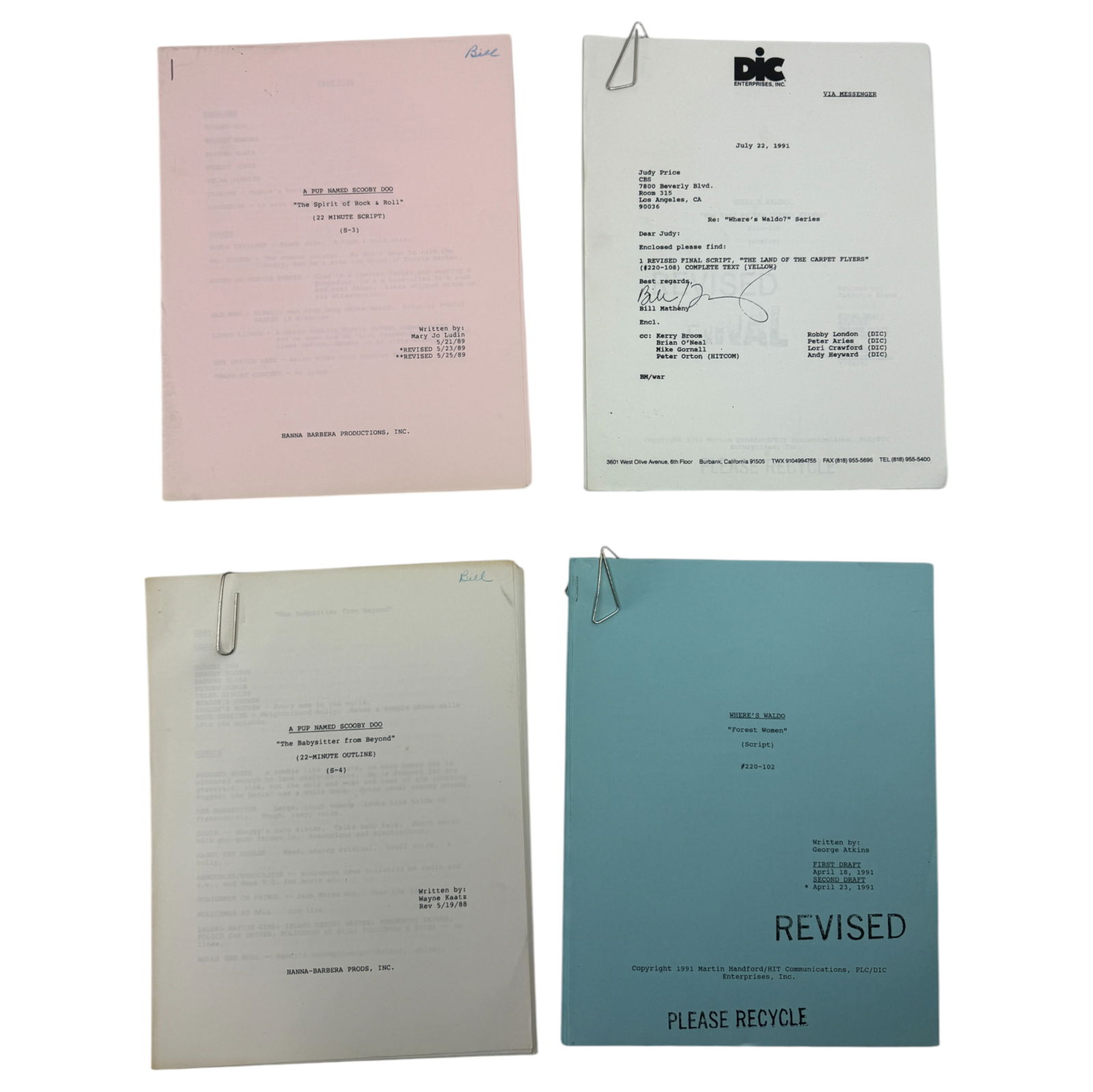 Vintage TV and Movie Scripts (1 of 2)