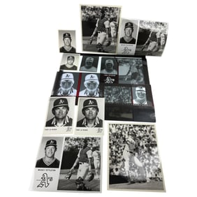 Vintage Baseball Production MLB Photos and Negatives Oakland Athletics 8" x 10"