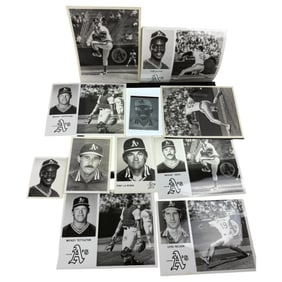 Vintage Baseball Production MLB Photos and Negatives Oakland Athletics 8" x 10"