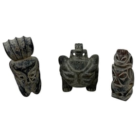 Antique Stone and Jade Fertility Effigy