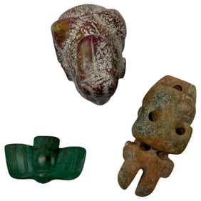 Antique Stone and Jade Fertility Effigy