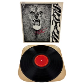 Vintage Signed By Carlos Santana Vinyl Record