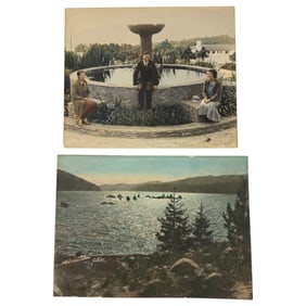 Antique Color-Tinted Photo Lot