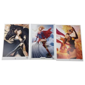 Stanley Artgerm Lau Signed Print Comic Art Collection Erotic Adult