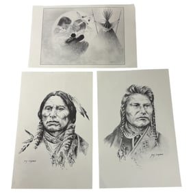 Vintage Native American Prints By Mary Selfridge