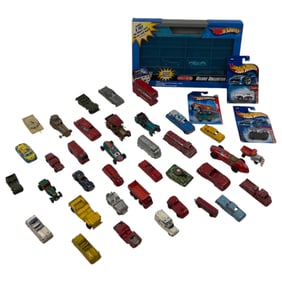 Vintage Made in England Metal Car Lot