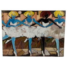 Tutus & Pirouettes by Susan Manders Print on Canvas
