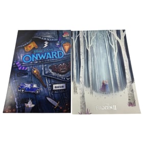 Disney Pixar Movie Poster for Disney Frozen and Onward