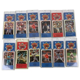 1989 Topps Baseball Talk Collection Soundcards Set of 13