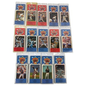 1989 Topps Baseball Talk Collection Soundcards Set of 13