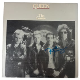 Vintage Signed Queen Vinyl Record The Game