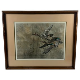 Christopher Forrest - "Fall Flight" Hand Signed Titled and Numbered Lithograph 299/300 w/ COA