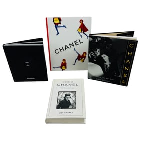 Coco Chanel Hard Cover Book Collection Lot