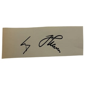 WWII GERMAN REICH ADOLF HITLER CUT AUTOGRAPH