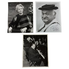 Vintage Black and White Movie Photos - Signed Celebrity Actors & Actresses - Lot 8" x 10"