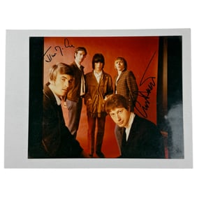 The Yardbirds English Rock Band Photo Signed