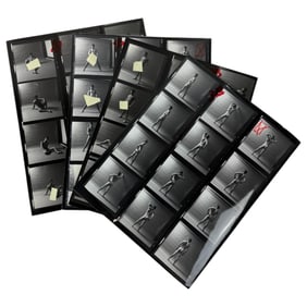 Vintage Adult Gay Male Interest Movie Sceen Shoot Film Production Contact Sheet Photo Mike Strapp