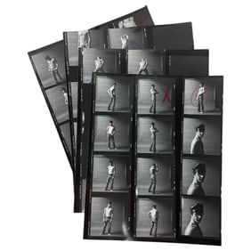 Vintage Adult Gay Male Interest Movie Sceen Shoot Film Production Contact Sheet Photo Lot