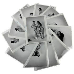 Vintage Black and White Photos Nudes lot of 15 Photos