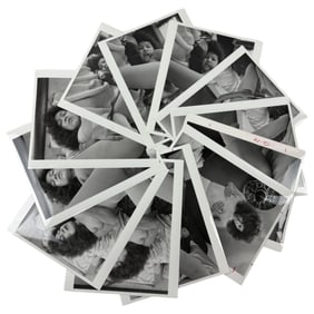 Vintage Black and White Photos Movie Shoot Nudes lot of 15 Photos
