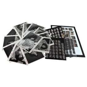 Vintage Black and White Photos Nudes with Negatives Contact Sheet lot