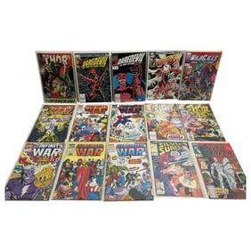 Vintage Comic Book Marvel DC Collection Lot of 15 Books