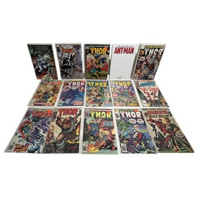 Vintage Comic Book Marvel DC Collection Lot of 15 Books