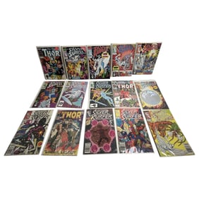 Vintage Comic Book Marvel DC Collection Lot of 15 Books